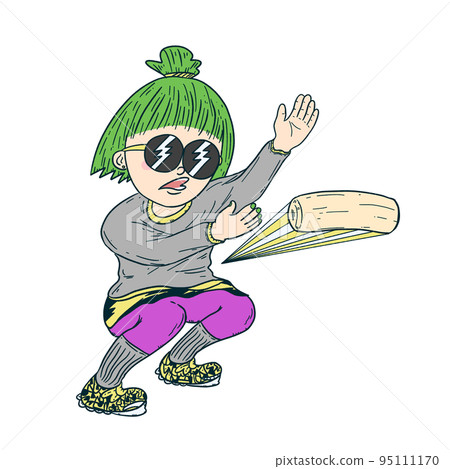 做 morukku 的時髦女孩 95111170