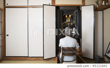 佛經，日本老人的日常生活，日常工作， 95111841