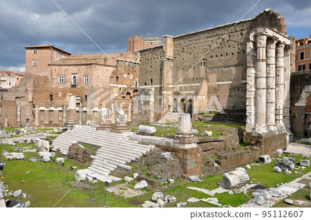 Imperial forum of Emperor Augustus. Rome, Italy Imperial forum of Emperor Augustus. Rome, Italy 95112607