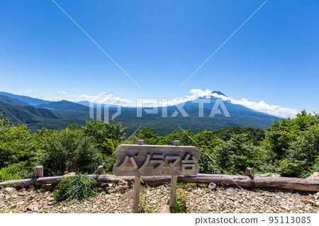 Mt. Fuji and Aokigahara Forest seen from the panorama stand 95113085