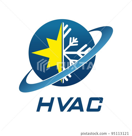 HVAC logo design illustration vector eps format , suitable for your design needs, logo, illustration, animation, etc. 95113121