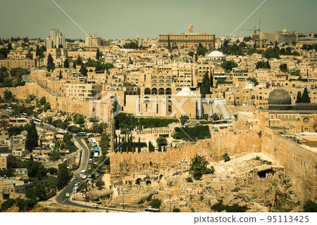 Holy city of Jerusalem, Israel Holy city of Jerusalem, Israel 95113425