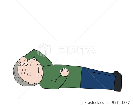 old man falling old man falling 95113887
