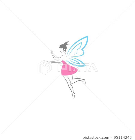Fairy logo icon design illustration 95114243