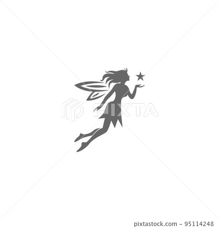 Fairy logo icon design illustration Fairy logo icon design illustration 95114248