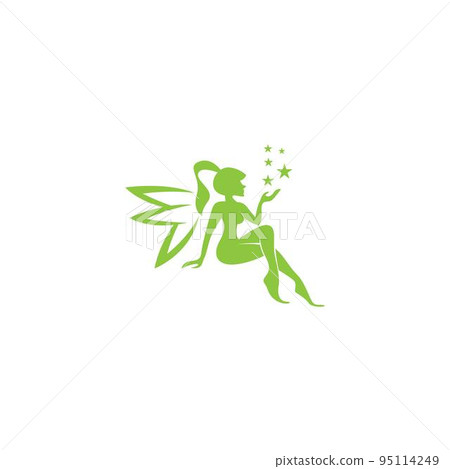 Fairy logo icon design illustration Fairy logo icon design illustration 95114249