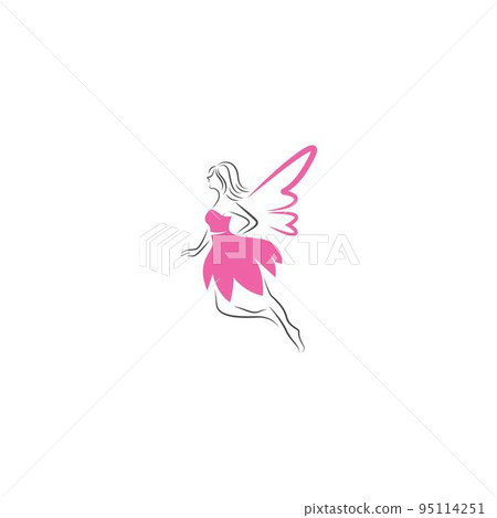 Fairy logo icon design illustration 95114251