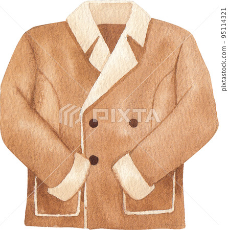 Winter clothes watercolor icon png Winter clothes watercolor icon png 95114321