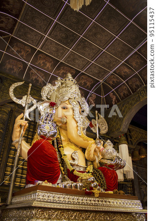 Tulsi baug Ganpati, Pune, Maharashtra. 4th Manache Ganapati  or pre-eminent Ganeshas idols 95115437