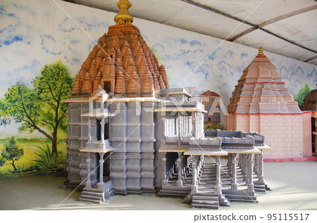 Miniature replica of One of the 12 Jyotirlingas in Someshwar Wadi Temple, Baner, Pune, Maharashtra 95115517