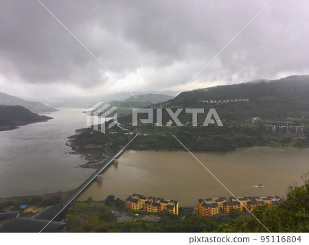 Lavasa City in Monsoon Season, Pune, Maharashtra, India Lavasa City in Monsoon Season, Pune, Maharashtra, India 95116804