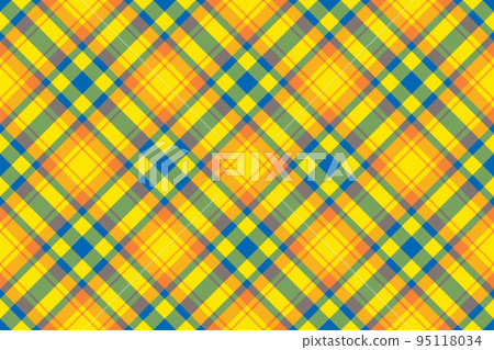 Plaid pattern seamless. Check fabric texture. Stripe square background. Vector textile design. Plaid pattern seamless. Check fabric texture. Stripe square background. Vector textile design. 95118034