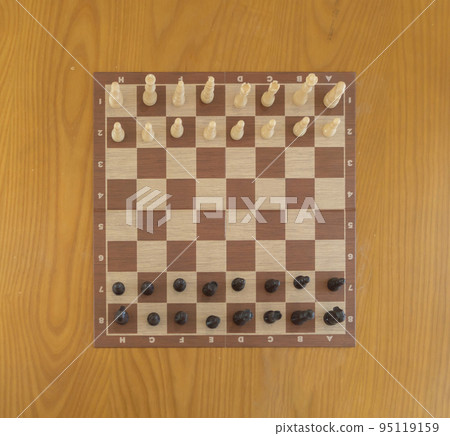 A chess game or chessboard at home. lifestyle. Activity in business concept. 95119159