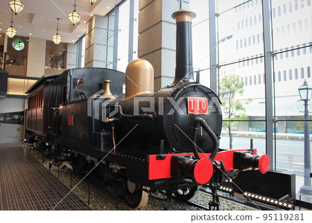 蒸汽機車110鐵路紀念櫻木町站橫濱市神奈川縣 蒸汽機車110鐵路紀念櫻木町站橫濱市神奈川縣 95119281