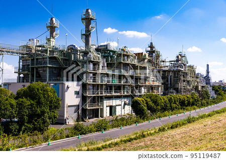 Toda City, Saitama Prefecture Japan's largest plant and blue sky at the Arakawa Water Circulation Center Toda City, Saitama Prefecture Japan's largest plant and blue sky at the Arakawa Water Circulation Center 95119487