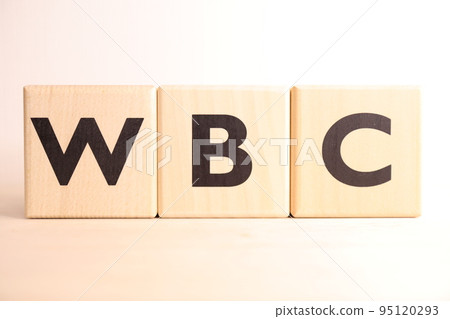 WBC image (letter/alphabet text) WBC image (letter/alphabet text) 95120293