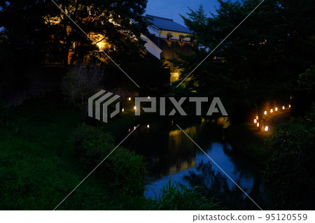 Fushimi's sake brewery floating in the light 95120559