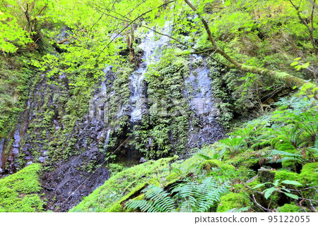 Nasushiobara City's unexplored region Sukkanzawa, Yuhi Falls Trail, Naginata Rock / Nasushiobara City, Tochigi Prefecture 95122055