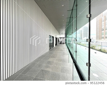 Modern corridor at Nakanoshima Museum of Art 95122456