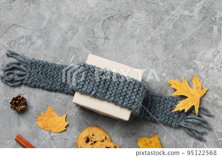 Concept of Autumn, Autumn composition accessories, space for text Concept of Autumn, Autumn composition accessories, space for text 95122568