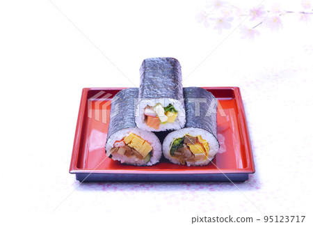 Eho-maki seaweed roll sushi roll Setsubun image material 95123717