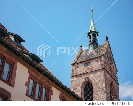 Buildings in the city centre of Basel , Switzerland Buildings in the city centre of Basel , Switzerland 95123808