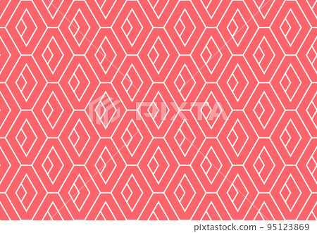 The geometric pattern with lines. Seamless vector background. White and pink texture. Graphic modern pattern. Simple lattice graphic design The geometric pattern with lines. Seamless vector background. White and pink texture. Graphic modern pattern. Simple lattice graphic design 95123869