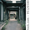 Tunnels and paths connecting old houses 95126580