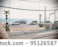 Level crossing of Kamakura High School Mae Station 95126587