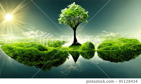 green planet concept 95128434