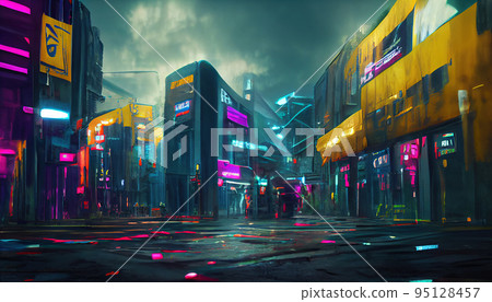 City in virtual reality 95128457