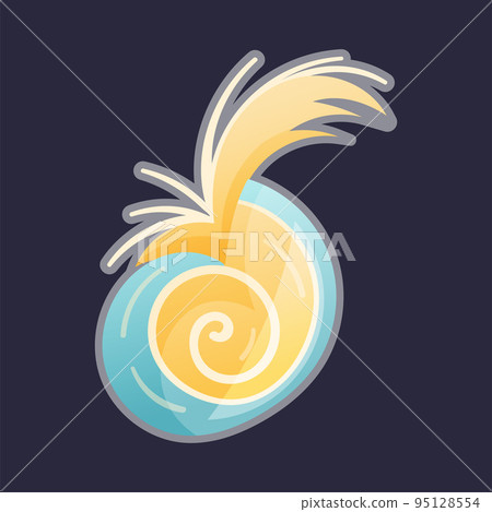 Plankton Water Organism with Tentacles Free Floating on Dark Background Vector Illustration Plankton Water Organism with Tentacles Free Floating on Dark Background Vector Illustration 95128554