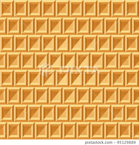 Baked Wafer Seamless Pattern 95129889