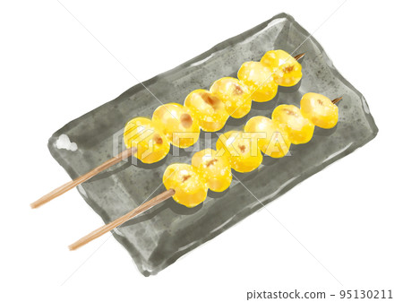 Watercolor skewers _ ginkgo 01_2 Watercolor skewers _ ginkgo 01_2 95130211