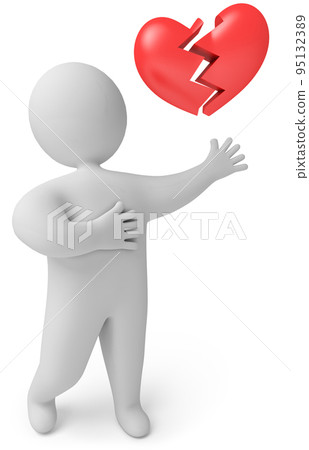 A man with a broken heart 95132389