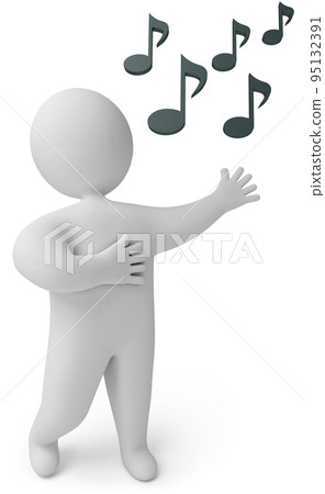 A man sings 95132391