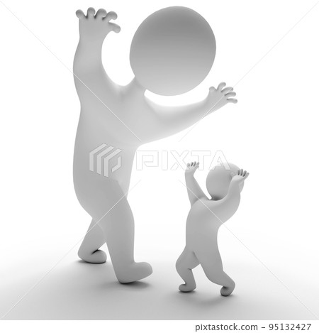 3d render insanity halloween 95132427