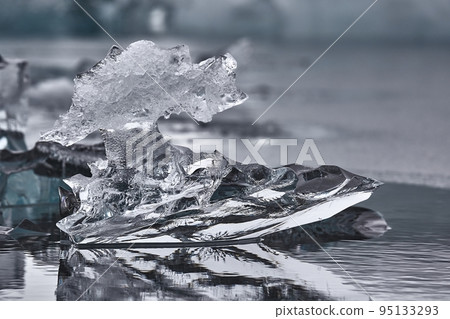 Glacial lake in Iceland 95133293