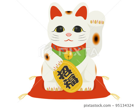 Manekineko raising his left hand 95134324