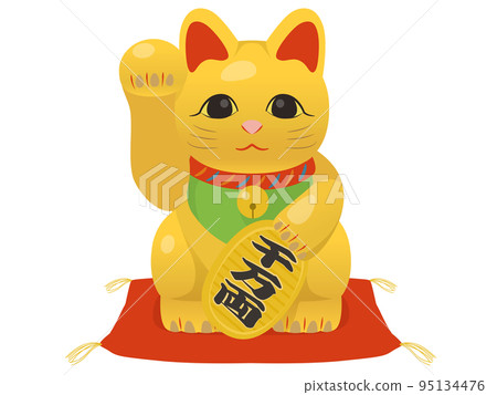 招財貓舉右手_金 招財貓舉右手_金 95134476