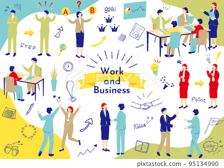 Business scene material collection Business scene material collection 95134990