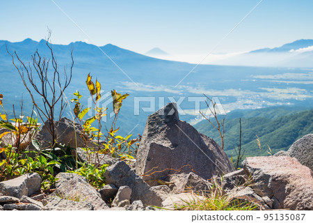 View of Mt.Fuji from Kurumayama Plateau [Autumn] 95135087