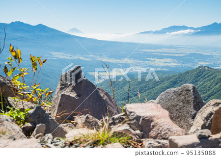 View of Mt.Fuji from Kurumayama Plateau [Autumn] 95135088