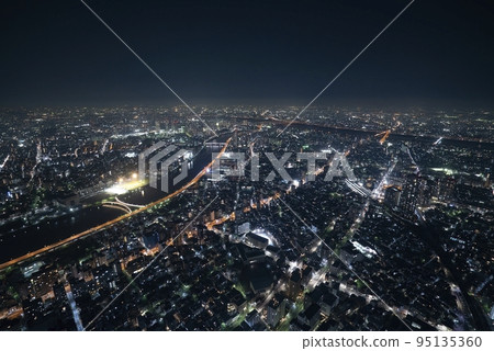 The streets of Tokyo Japan at Night The streets of Tokyo Japan at Night 95135360