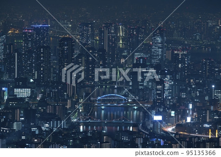 The streets of Tokyo Japan at Night The streets of Tokyo Japan at Night 95135366