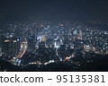 Cityscape of Seoul city from top of mountain, South Korea 95135381