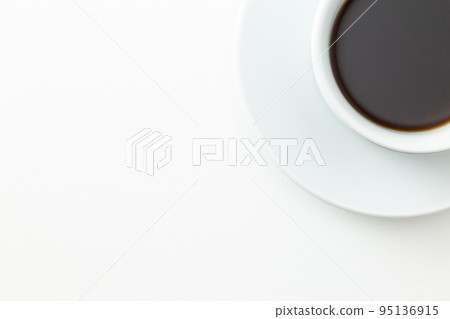 Coffee in a coffee cup white background Coffee in a coffee cup white background 95136915
