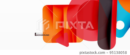 Line, triangle, square and circle primitive composition. Vector geometric minimal abstract background for wallpaper, banner, background, landing page Line, triangle, square and circle primitive composition. Vector geometric minimal abstract background for wallpaper, banner, background, landing page 95138058