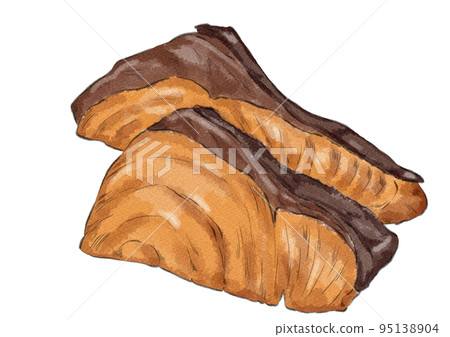 多個鰤魚照燒插圖（水彩風格） 95138904