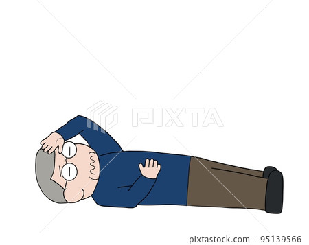 old man falling 95139566